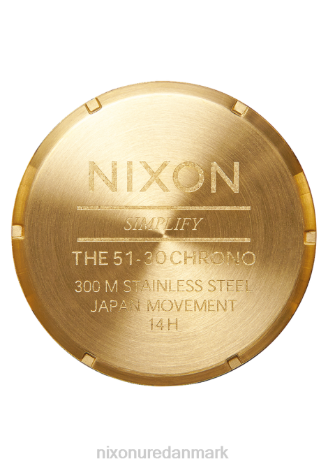 holde øje Nixon 51-30 krono alt guld/guld/sort 06F429