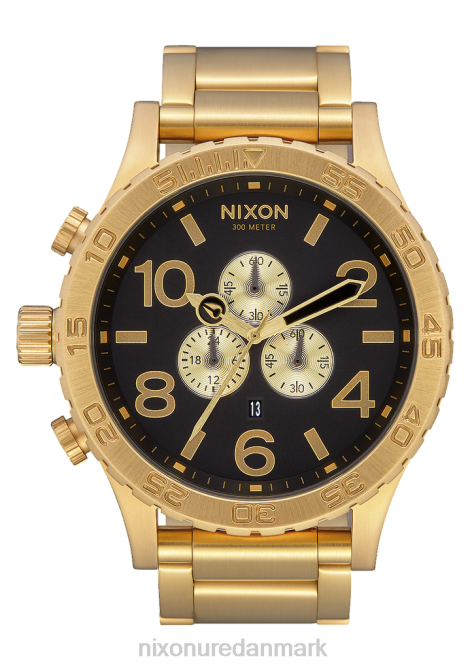 holde øje Nixon 51-30 krono alt guld/sort 06F424