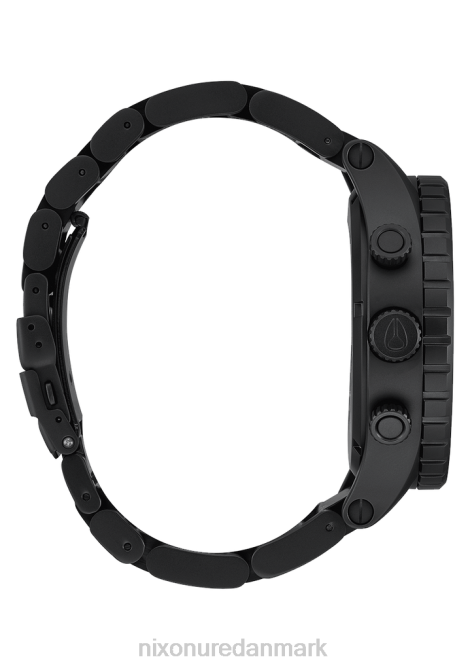 holde øje Nixon 51-30 krono alt mat sort/sort 06F419