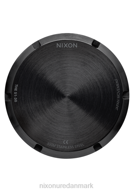 holde øje Nixon 51-30 krono alt mat sort/sort 06F419