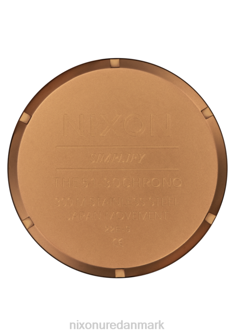 holde øje Nixon 51-30 krono bronze/sort 06F430