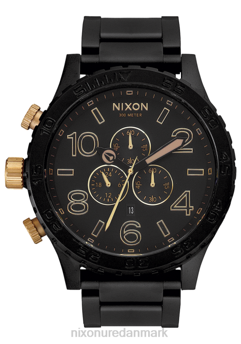holde øje Nixon 51-30 krono mat sort/guld 06F421