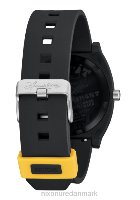 holde øje Nixon hannah eddy time teller opp sort/gul 06F483
