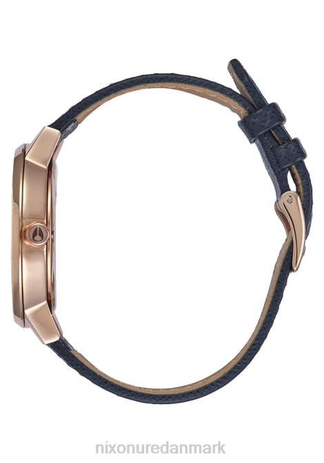 holde øje Nixon kensington læder marineblå/roset guld 06F4236