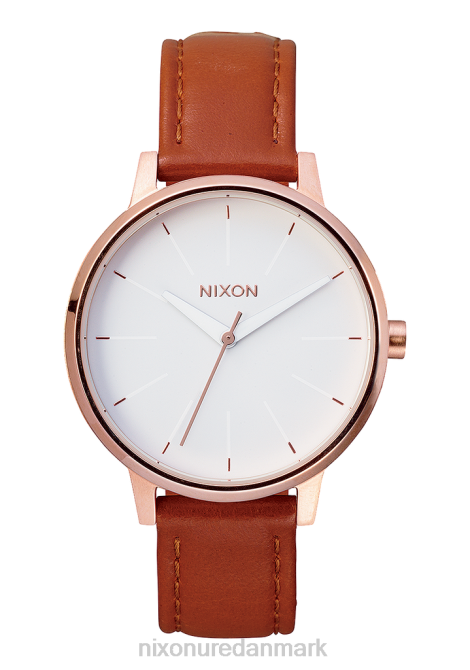 holde øje Nixon kensington læder rosa guld/hvid 06F4234