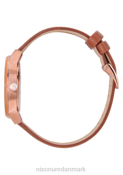 holde øje Nixon kensington læder rosa guld/hvid 06F4234