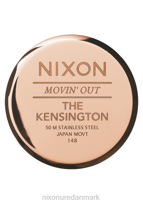 holde øje Nixon kensington læder rosa guld/sort 06F4235