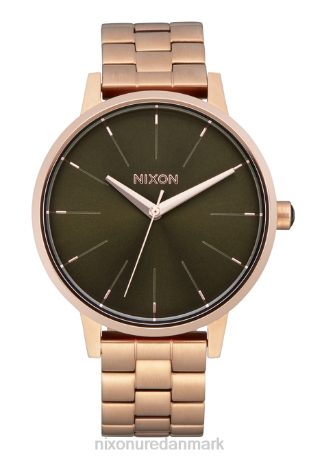 holde øje Nixon kensington rosa guld/oliven solstråle 06F4233