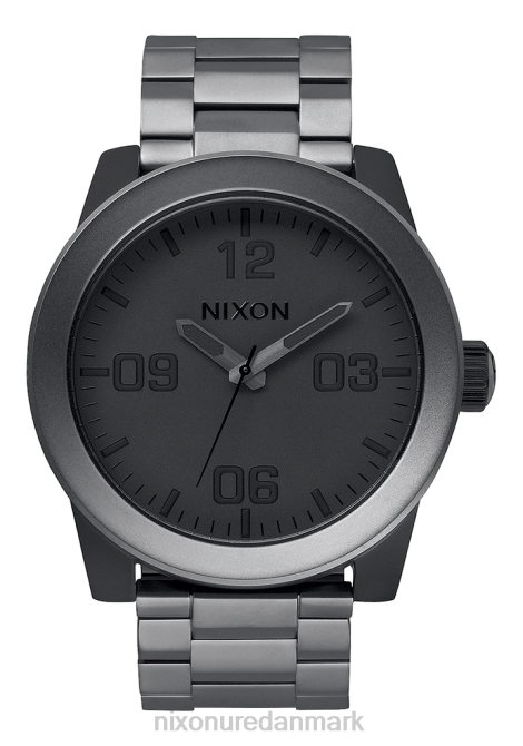 holde øje Nixon korporal rustfrit stål mat sort/mat gunmetal 06F465