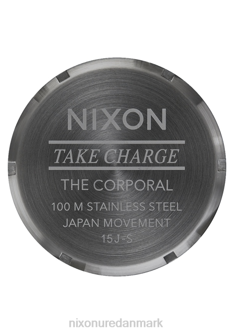 holde øje Nixon korporal rustfrit stål rød/gunmetal 06F469