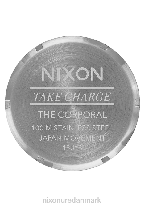 holde øje Nixon korporal rustfrit stål sølv/gunmetal 06F473
