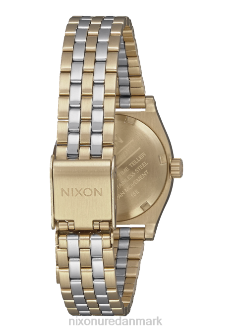 holde øje Nixon lille tidstæller Det er guld/sølv/vintage hvid 06F4241