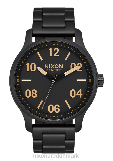 holde øje Nixon patrulje mat sort/guld 06F4124