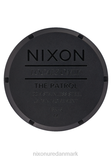 holde øje Nixon patrulje mat sort/guld 06F4124