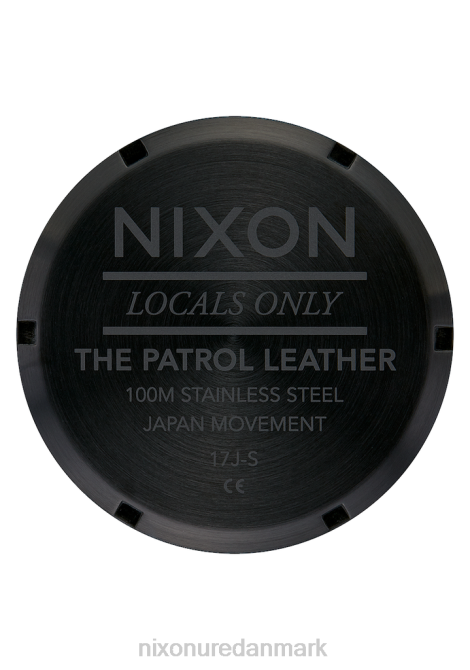 holde øje Nixon patruljelæder sort/sølv 06F4106