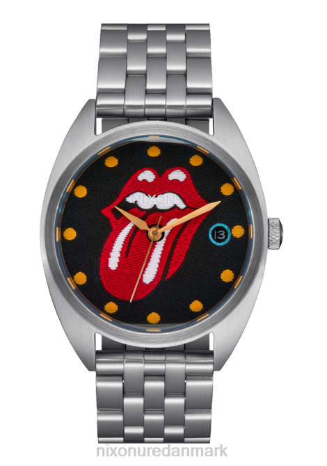 holde øje Nixon rolling stones forrang sølv/sort 06F4134
