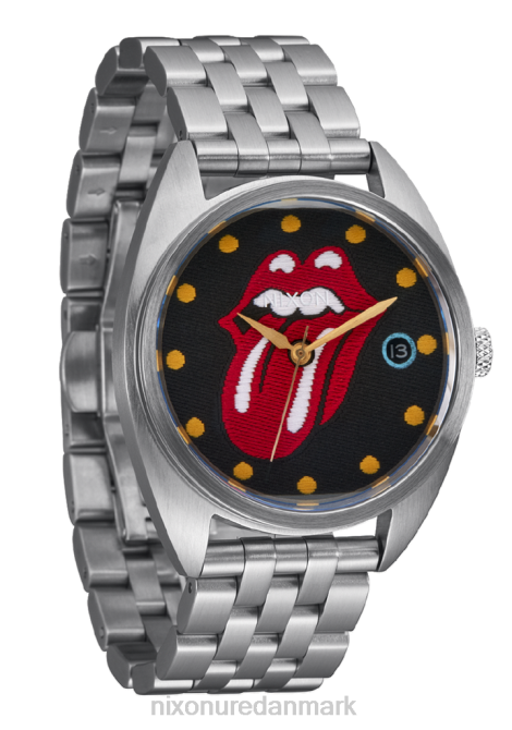 holde øje Nixon rolling stones forrang sølv/sort 06F4134