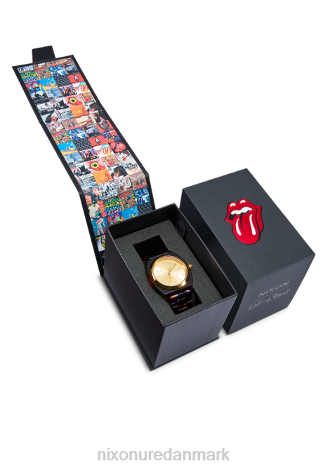 holde øje Nixon rolling stones time teller acetat multi/guld 06F4256