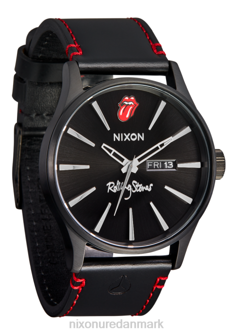 holde øje Nixon rolling stones vagtlæder helt sort 06F4132