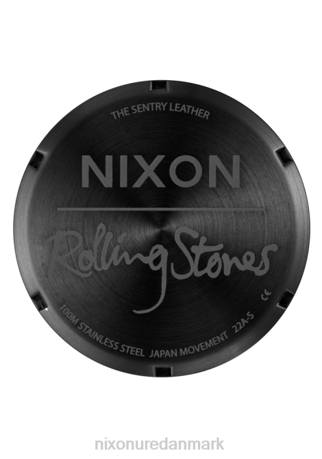 holde øje Nixon rolling stones vagtlæder helt sort 06F4132