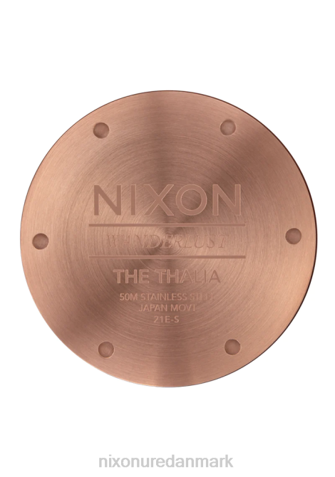 holde øje Nixon thalia læder grå solstråle/roseguld/grå 06F4258