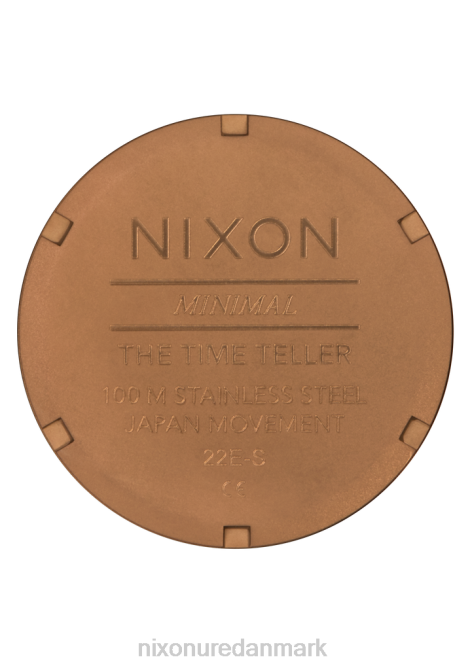 holde øje Nixon tidstæller bronze/sort 06F447