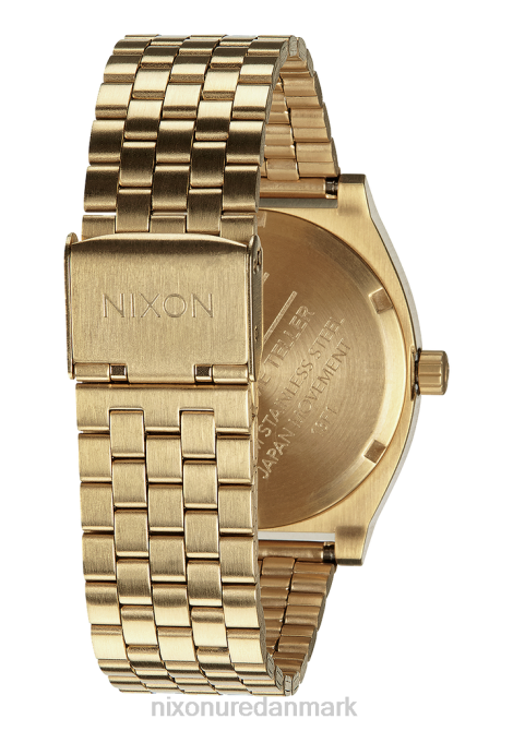 holde øje Nixon tidstæller lys guld/vintage hvid 06F444