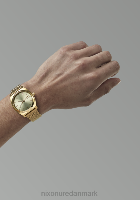 holde øje Nixon tidstæller lys guld/vintage hvid 06F444