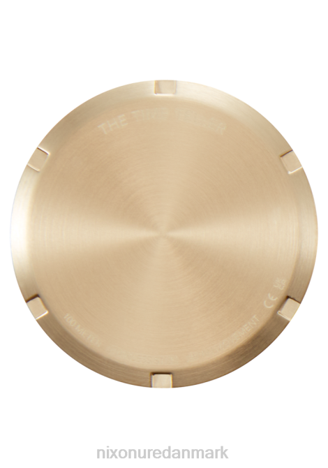 holde øje Nixon tidstæller lys guld/vintage hvid 06F444