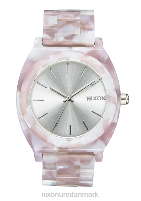 holde øje Nixon tidstælleracetat pink/sølv 06F4250