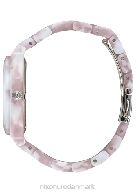 holde øje Nixon tidstælleracetat pink/sølv 06F4250