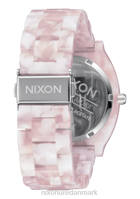 holde øje Nixon tidstælleracetat pink/sølv 06F4250