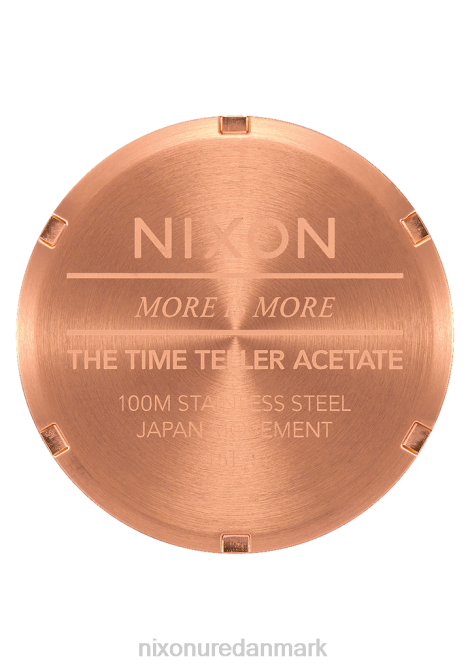 holde øje Nixon tidstælleracetat rosa guld/pink skildpadde 06F4248
