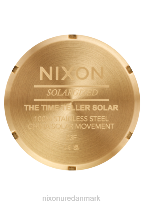 holde øje Nixon tidtæller sol alt guld/sort 06F4100