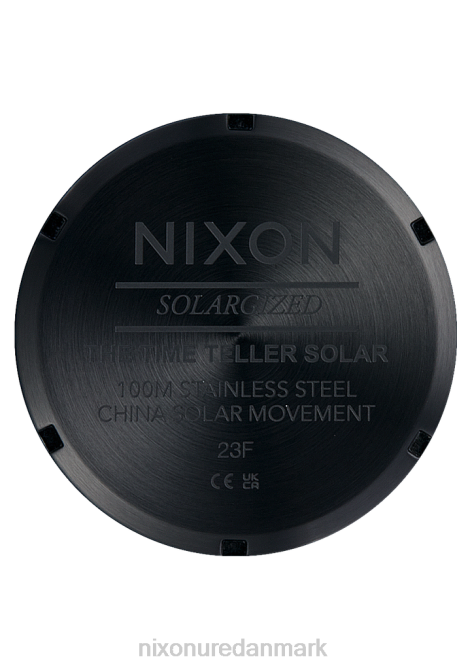 holde øje Nixon tidtæller sol helt sort/hvid 06F4103