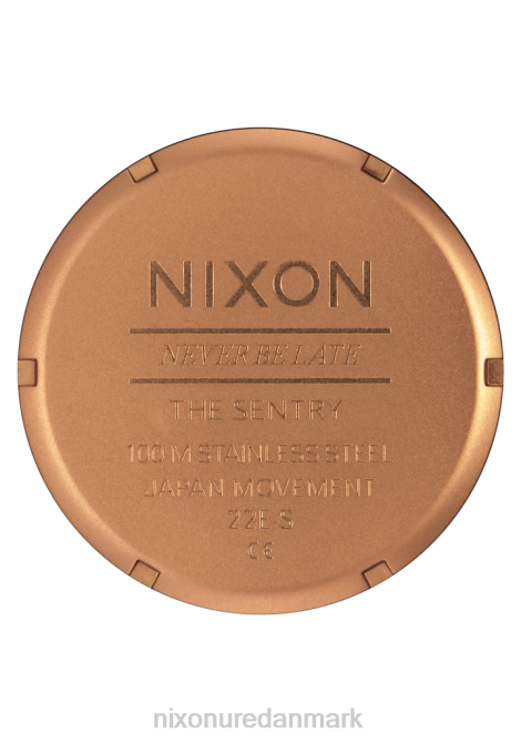 holde øje Nixon vagtlæder bronze/sort 06F459