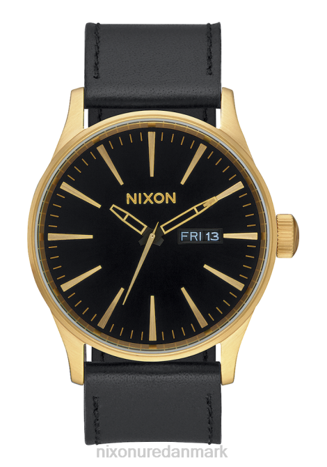 holde øje Nixon vagtlæder guld/sort 06F453