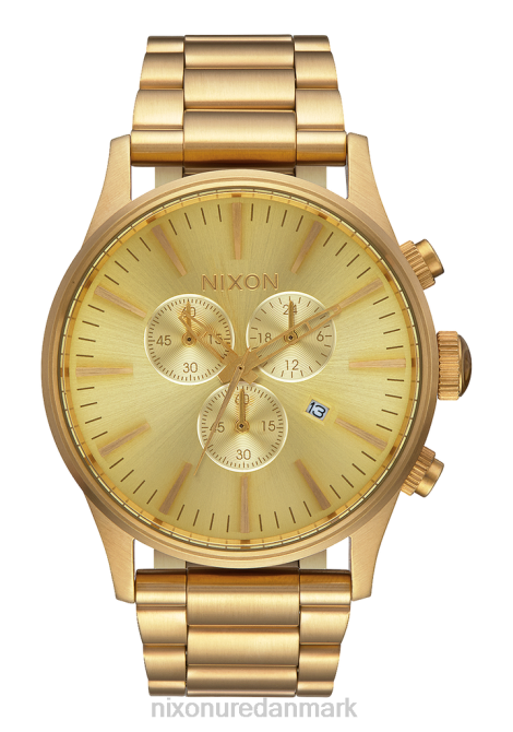 holde øje Nixon vagtpost chrono alt guld 06F477