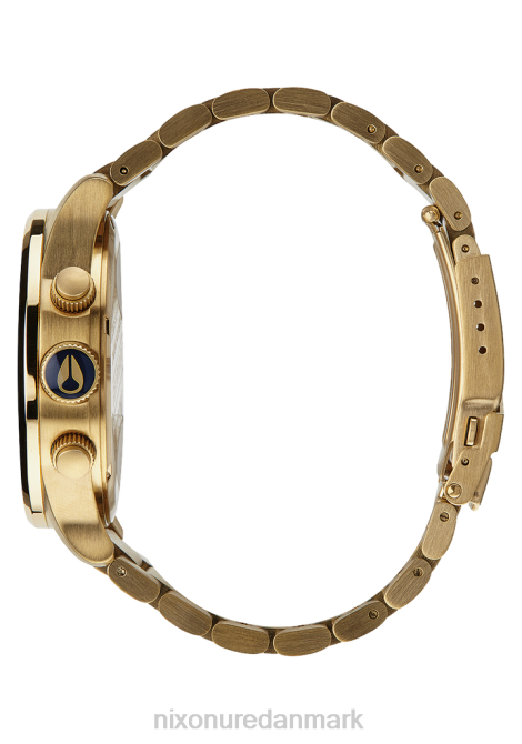 holde øje Nixon vagtpost chrono guld/blå solstråle 06F476