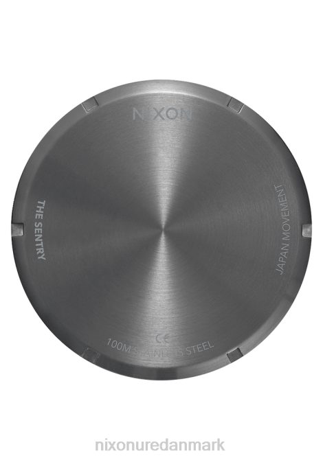 holde øje Nixon vagtpost chrono læder alt i gunmetal/sort 06F4109