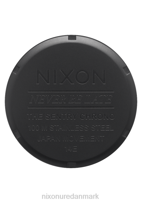 holde øje Nixon vagtpost chrono mat sort/guld 06F474