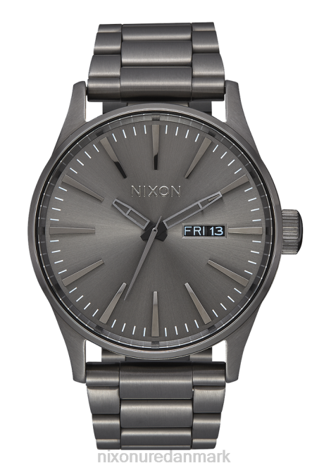 holde øje Nixon vagtpost i rustfrit stål alt gunmetal 06F48