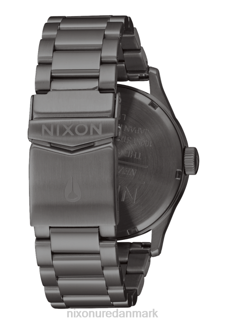 holde øje Nixon vagtpost i rustfrit stål alt gunmetal 06F48