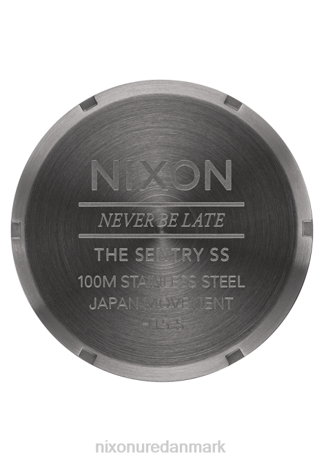 holde øje Nixon vagtpost i rustfrit stål alt gunmetal 06F48