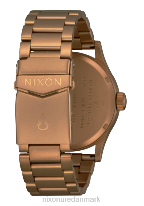 holde øje Nixon vagtpost i rustfrit stål bronze/sort 06F416