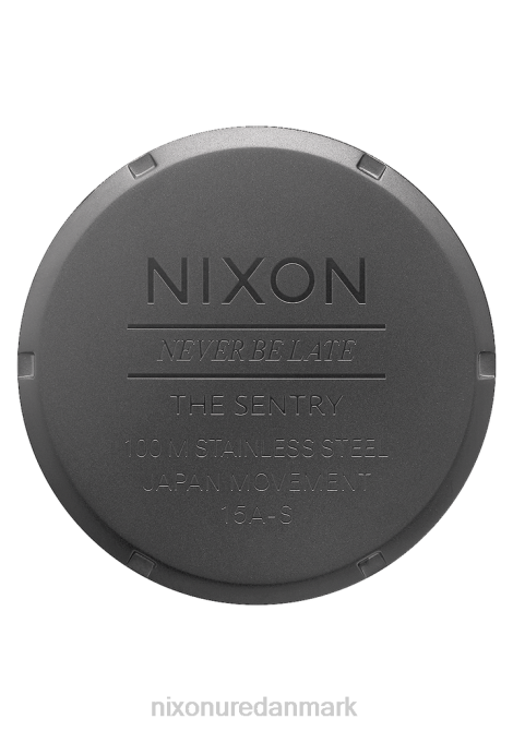 holde øje Nixon vagtpost i rustfrit stål gunmetal 06F417