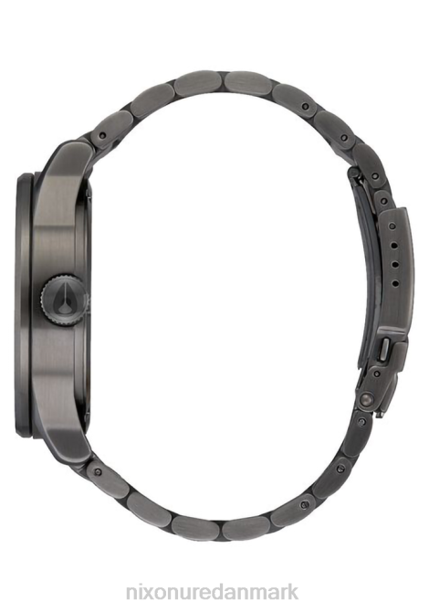 holde øje Nixon vagtpost i rustfrit stål gunmetal/sort solstråle 06F410