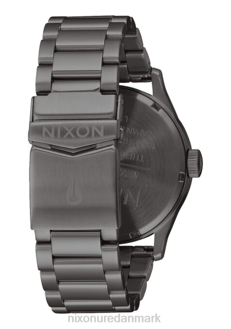 holde øje Nixon vagtpost i rustfrit stål gunmetal/sort solstråle 06F410