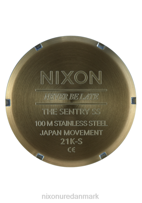 holde øje Nixon vagtpost i rustfrit stål vintage hvid/overskud 06F415