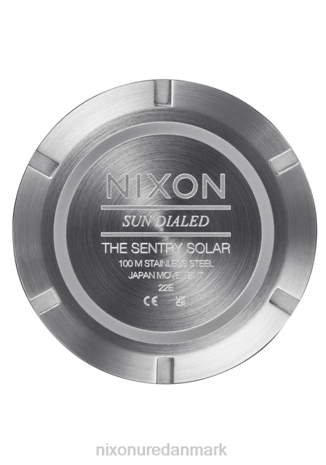 holde øje Nixon vagtpost solar læder marineblå solstråle/sølv 06F495